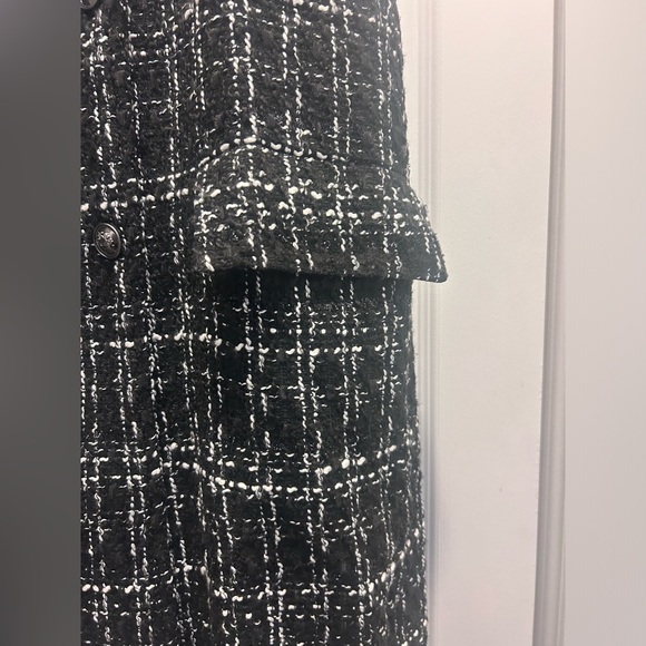 NWT Joe Fresh sleeveless tweed double breasted dress - Picture 8 of 9